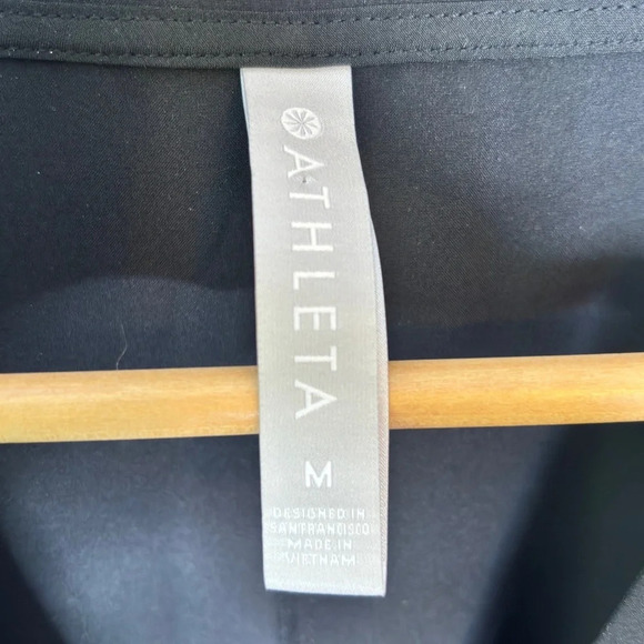 Athleta Black V-Neck Romper - Picture 7 of 13